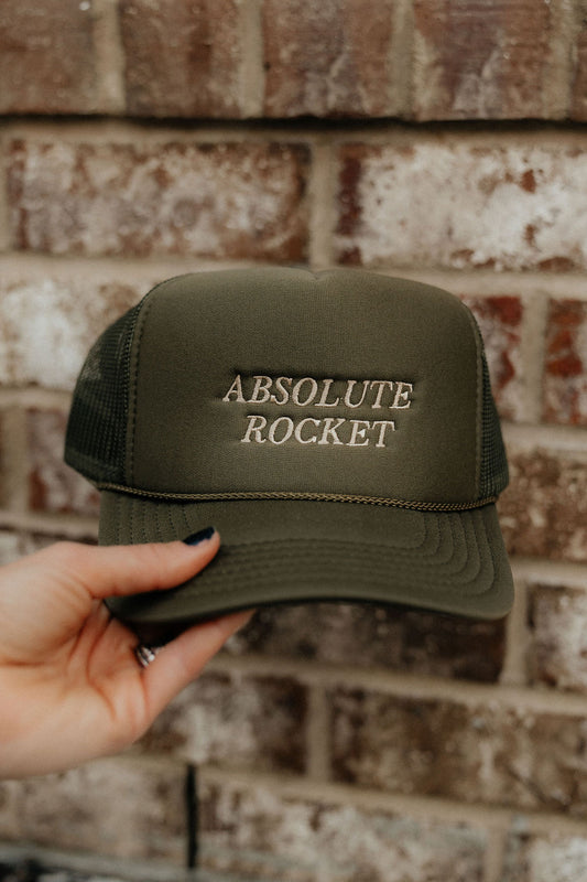 Olive Green Trucker - Absolute Rocket